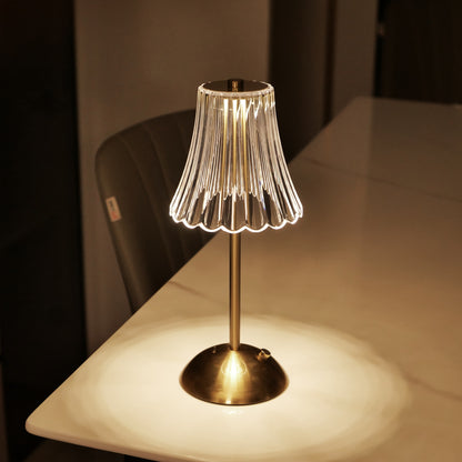 Modern LED Crystal Table Lamp with Touch Control