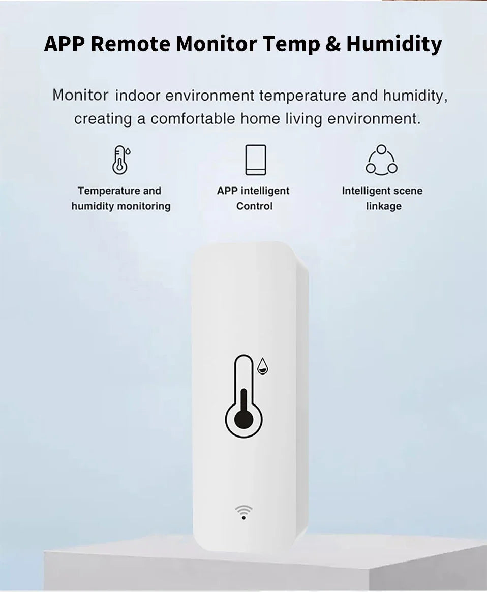 Tuya WiFi Smart Sensor – Temperature & Humidity Monitor