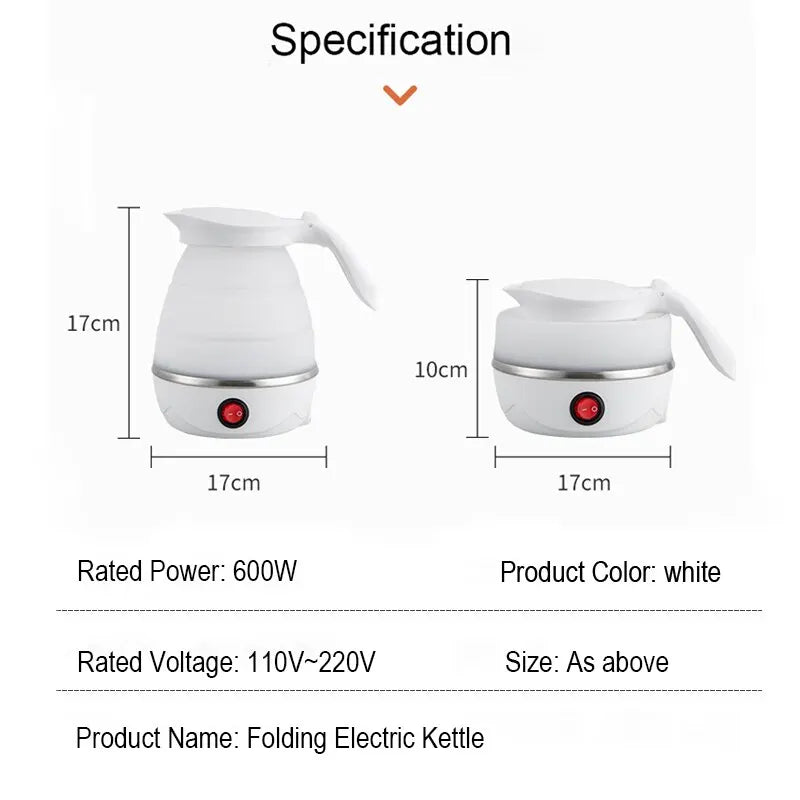 Foldable Electric Kettle – Travel & Home Use  600ML