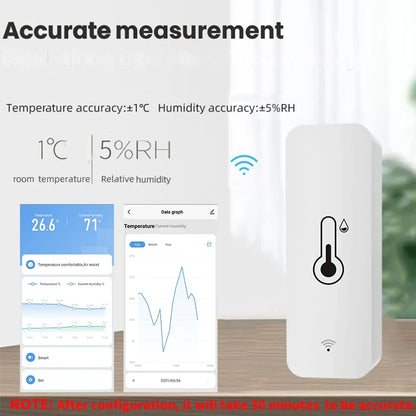 Tuya WiFi Smart Sensor – Temperature & Humidity Monitor