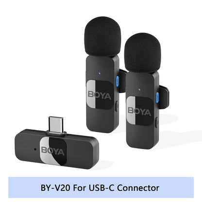 BOYA BY-V Wireless Lavalier Mic – iPhone, Android, Vlogging